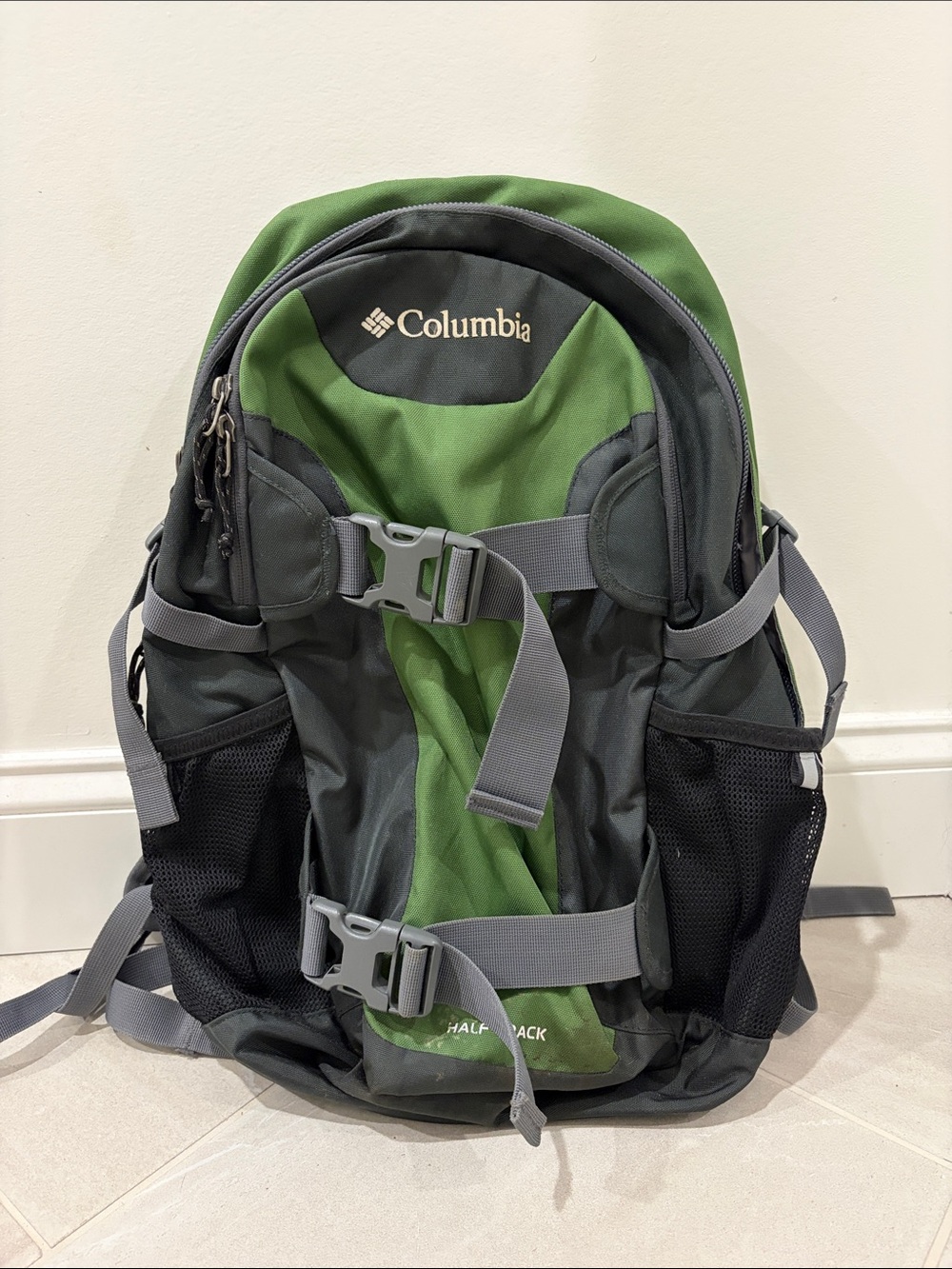 Columbia Olive Green and Gray Men's Backpack